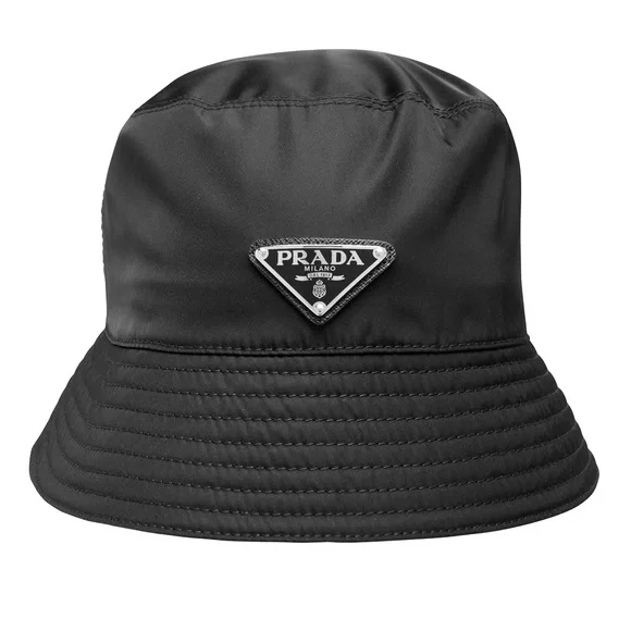 NWT Prada Black Wide-Brimmed Drill Bucket Hat, size M Prada | Accessories | Nwt Prada Black Widebrimmed Drill  main image 2
